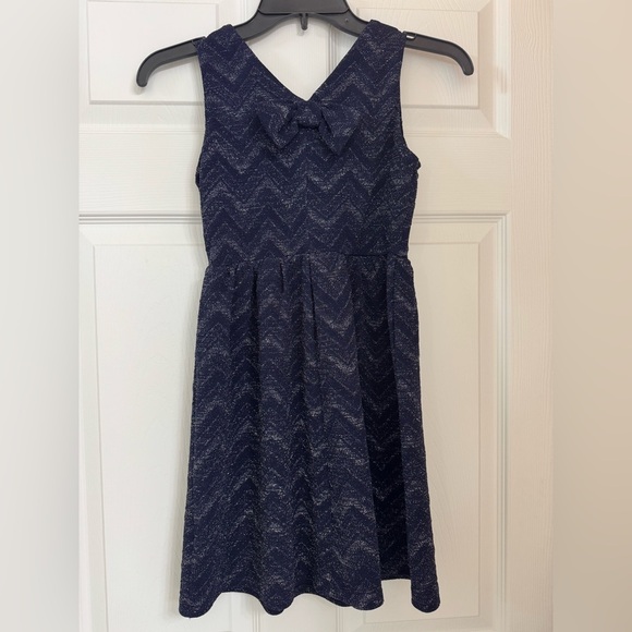 Girls Sparkle Knit Dress - Picture 3 of 4